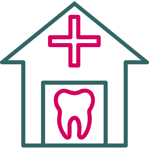 clínica dental icono gratis