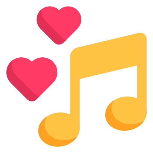 musica romantica icono gratis