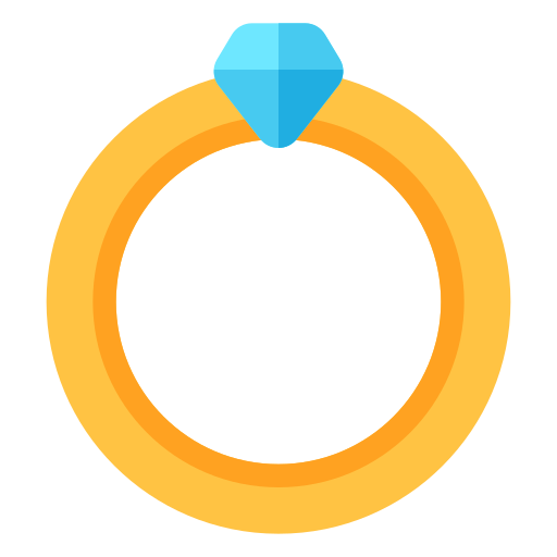 Wedding ring Generic color fill icon