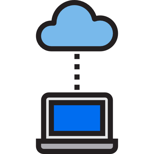 computación en la nube icono gratis