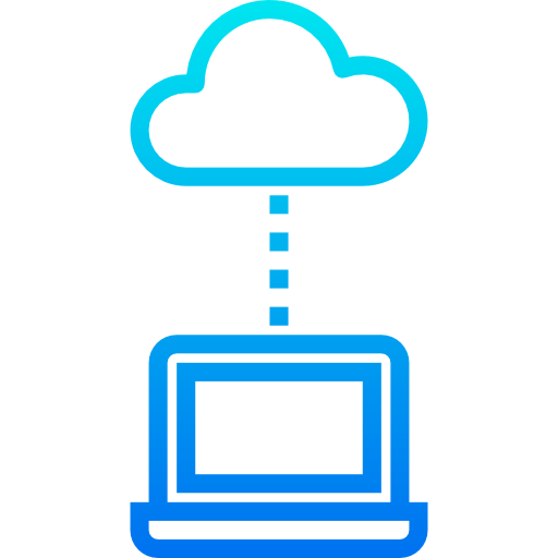 computación en la nube icono gratis