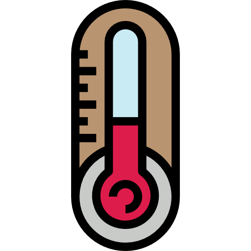 Thermometer PongsakornRed Lineal Color Icon