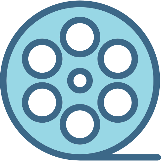 rollo de película icono gratis