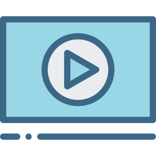 reproductor de video icono gratis