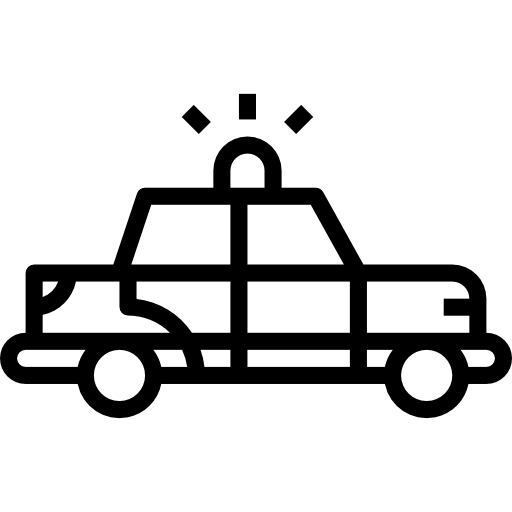 Полицейская машина бесплатно иконка