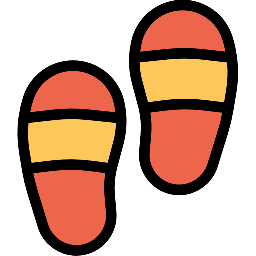 chancletas icono gratis