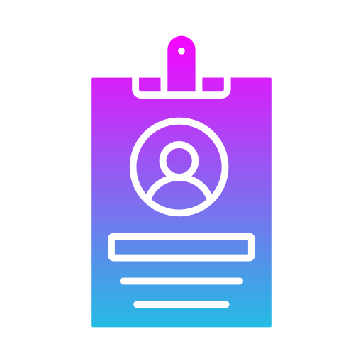 tarjeta de identificación icono gratis
