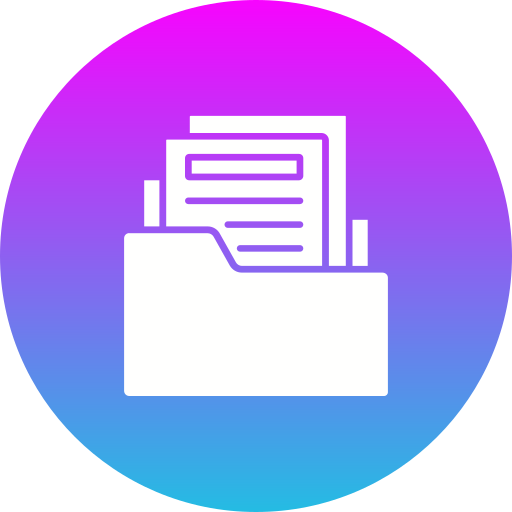 Folder Generic gradient fill icon