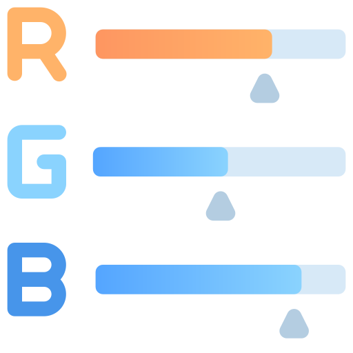 rgb icono gratis