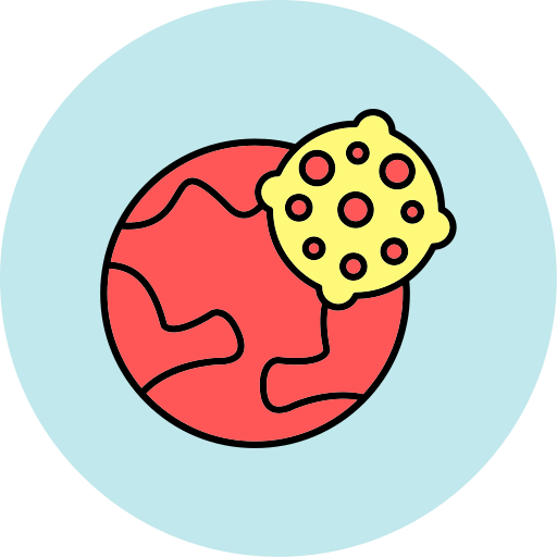 astéroïde Icône gratuit