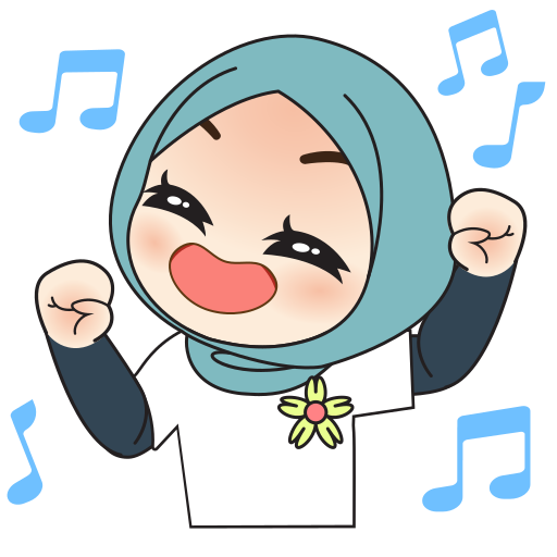 Anime Hijab Stickers for Sale