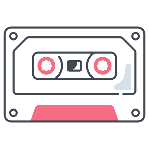 Casette Generic color lineal-color icon