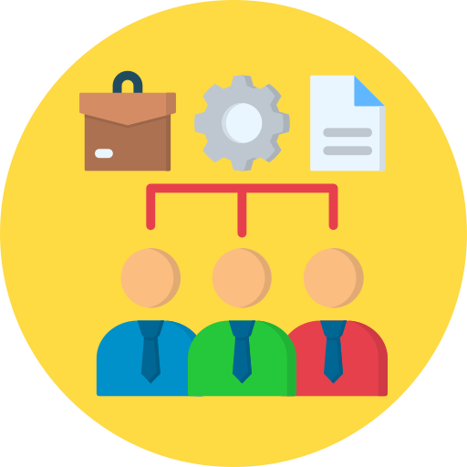 trabajo en equipo icono gratis