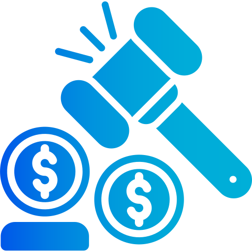 subasta icono gratis