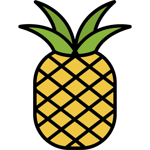 Pineapple Generic color lineal-color icon