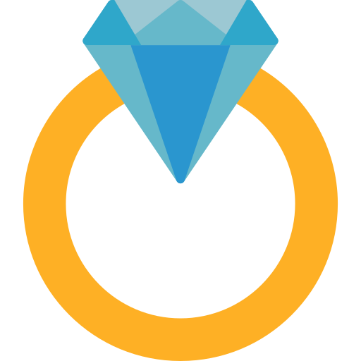 bague de diamant Icône gratuit