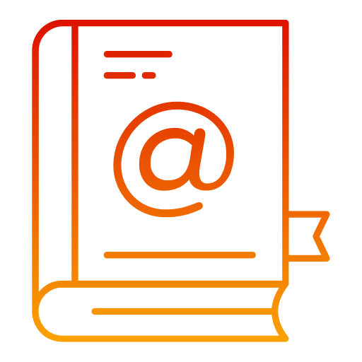 libro de direcciones icono gratis