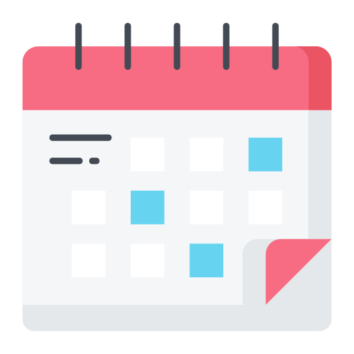 Calendar Generic color fill icon