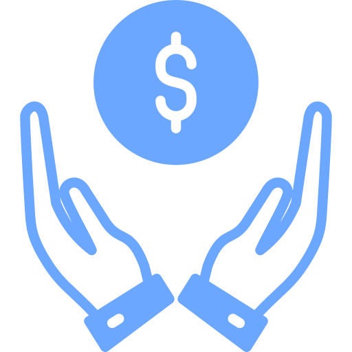 Символ доллара в черном овале бесплатно иконка