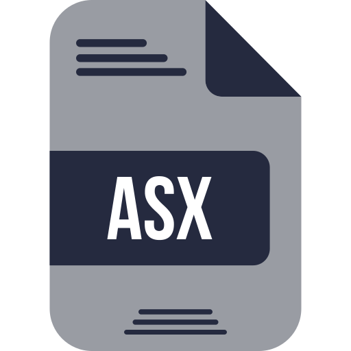 archivo asx icono gratis