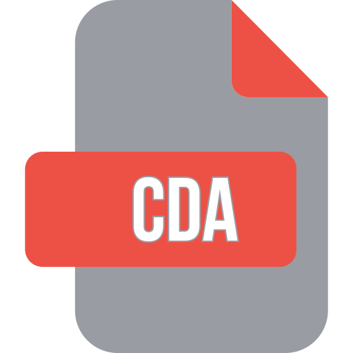 Cda file Generic color fill icon