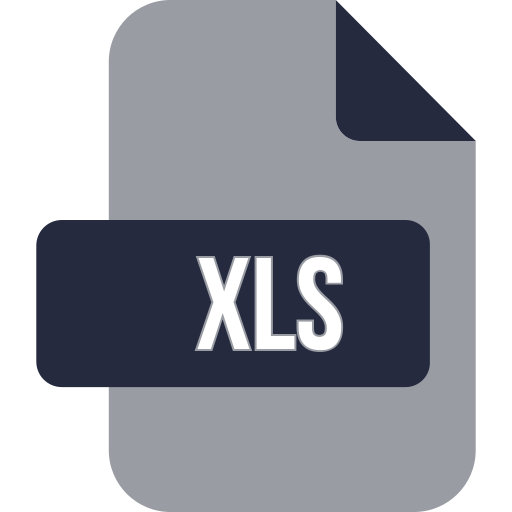 archivo xls icono gratis