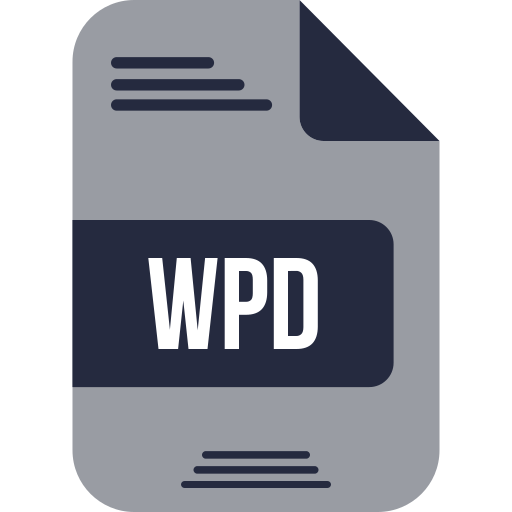 archivo wpd icono gratis