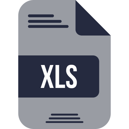 archivo xls icono gratis