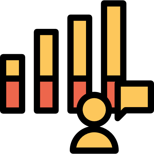 gráfico de barras icono gratis