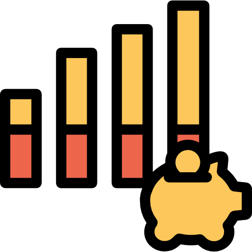 gráfico de barras icono gratis