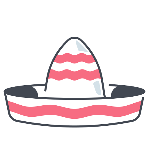 sombrero mexicano icono gratis