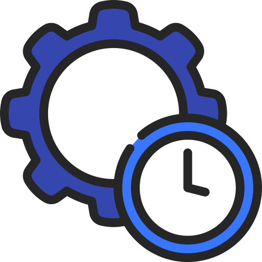 Time management Juicy Fish Soft-fill icon