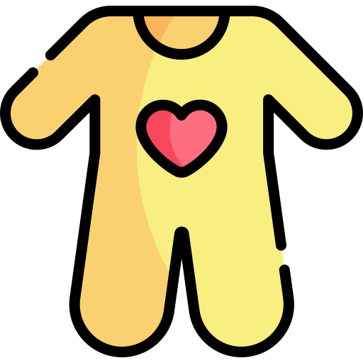 ropa de bebé icono gratis