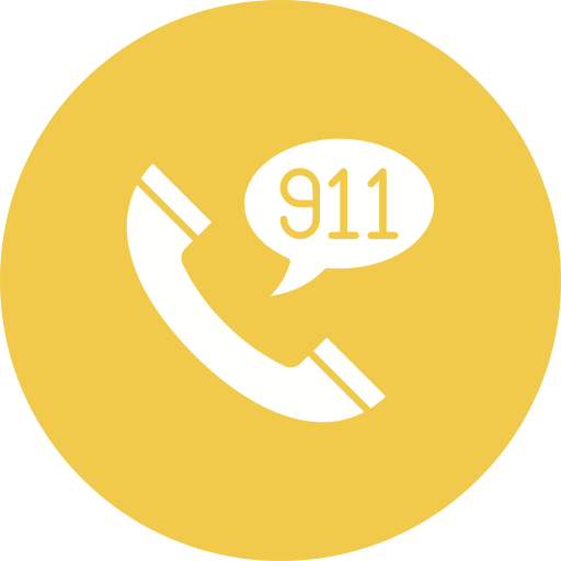 911 call free icon 911 call free icon