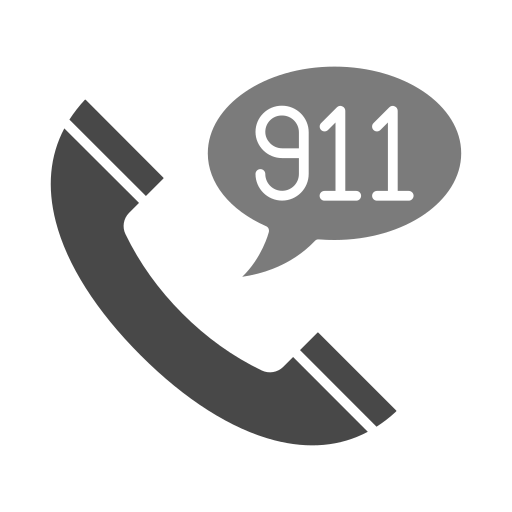 llamada al 911 icono gratis