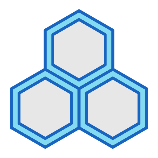 hexágonos grátis ícone