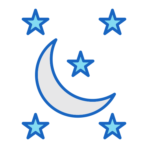 Moon Generic color lineal-color icon