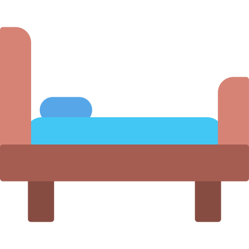 Bed free icon