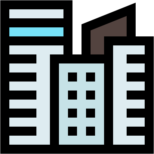 Building Generic color lineal-color icon