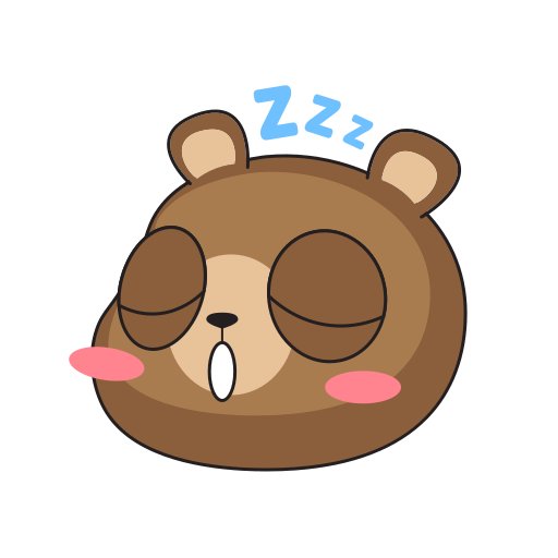 dormir gratis sticker