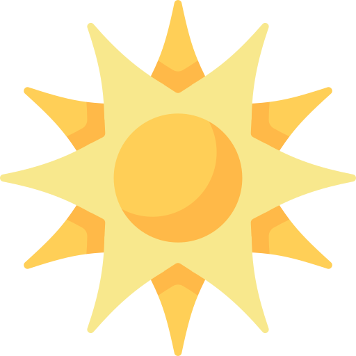 Sun free icon