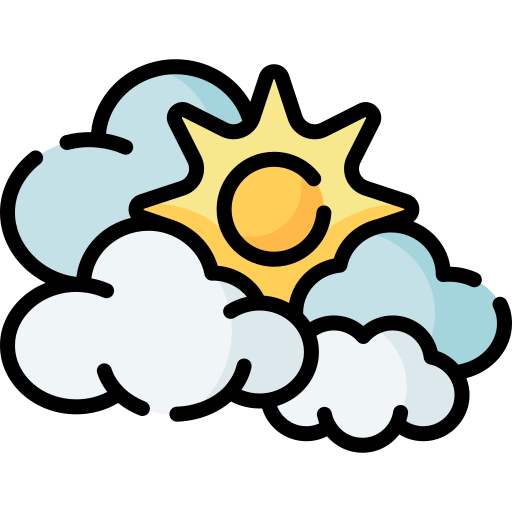 Cloudy day Special Lineal color icon