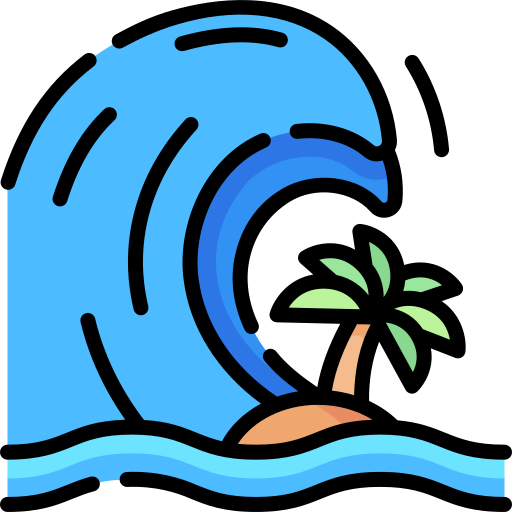 tsunami icono gratis