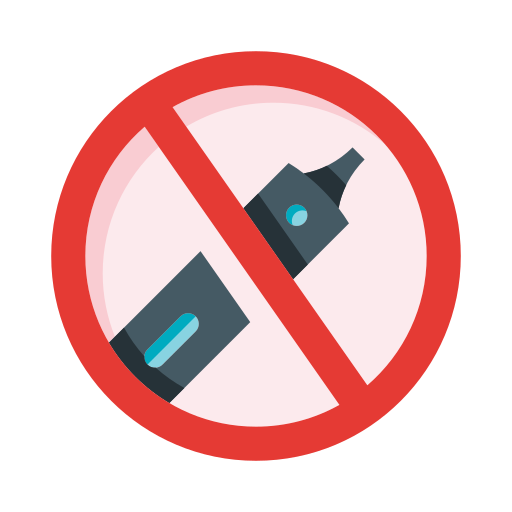 No vaping edt.im Flat icon