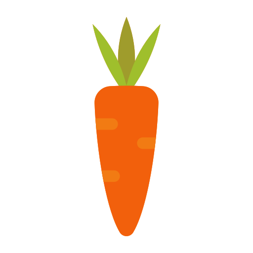 Carrot Generic color fill icon