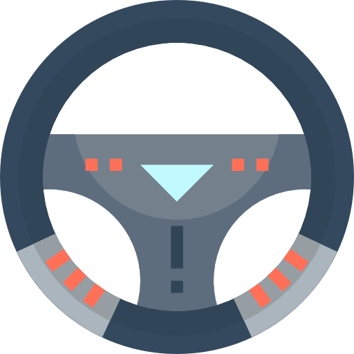 Steering wheel free icon