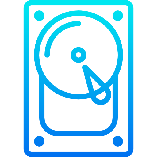 Hard disk srip Gradient icon