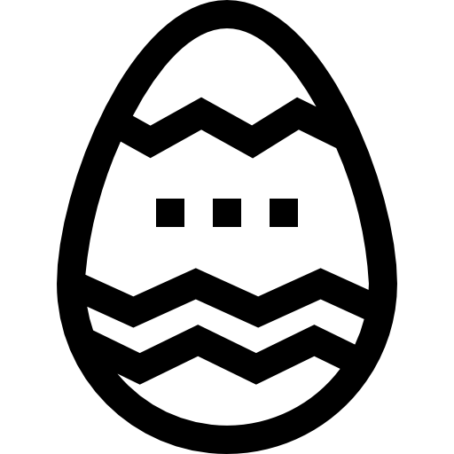 Easter egg free icon