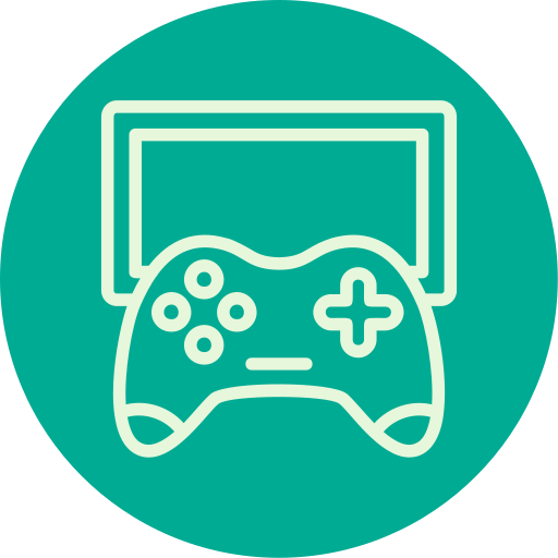 Game console Generic color fill icon