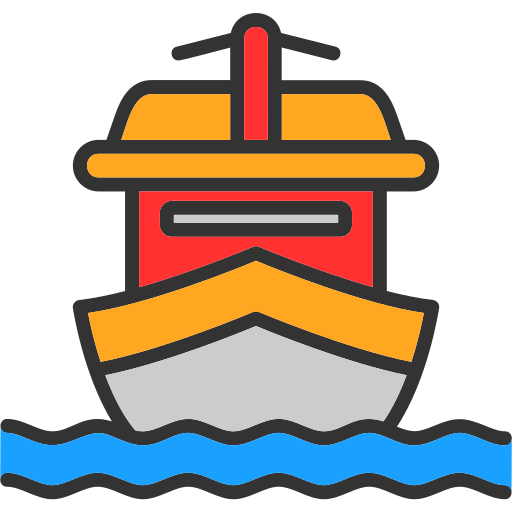 Yacht Generic color lineal-color icon